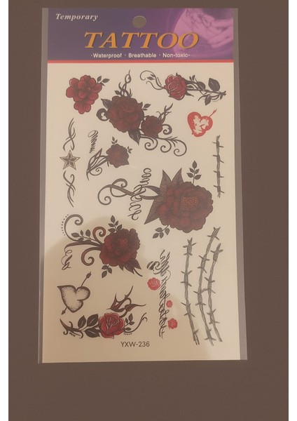 Karışık Temalı Renkli Geçici Dövme fiyatları