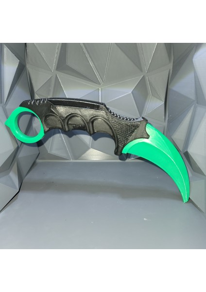 Karanbit Tarzı Dekoratif Koleksiyon Ürünü – Yeşil Renk – 3D Baskı Koleksiyon Ürünü fiyatları