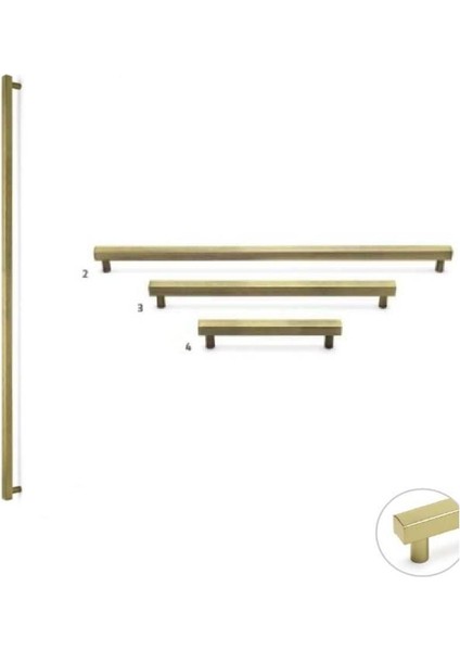Mobilya Kulbu Antik Renk 800MM Kulp 1 Adet (SY8800 0800 Abm-Abm) modelleri