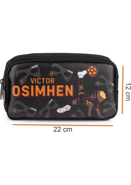 2 Bölmeli Victor Osimhen Suni Deri Anaokulu Çantası + Kalemlik indirimleri