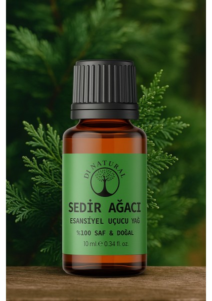 Sedir Ağacı Uçucu Yağ %100 Saf Doğal Esans Buhurdanlık Difüzör Oda Esansı 10 ml