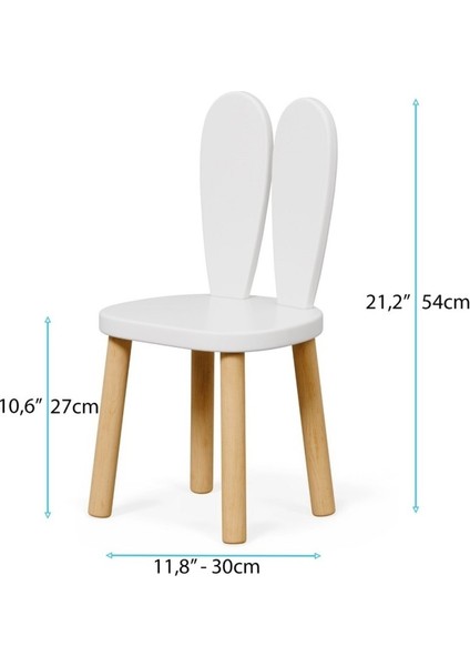 Bee Smart Tekli Sandalye Beyaz Ms-11-C