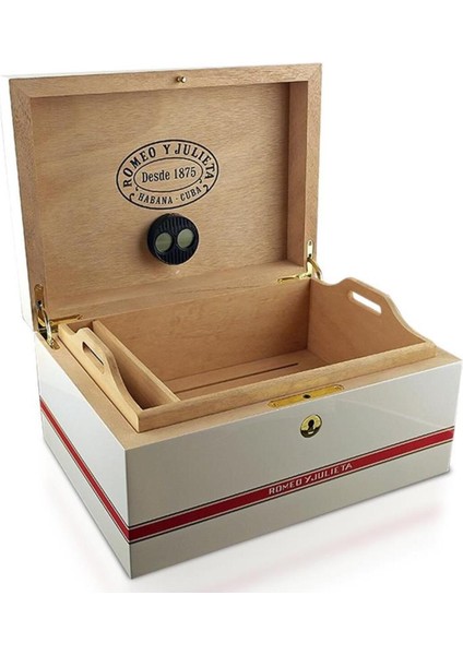 Romeo Y Julieta Humidor Çakmak ve Kesici Puro Seti Beyaz CIGARSETR310.76 fiyatları