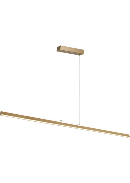 Lineal Mat Altın Rengi Sarkıt Avize 151,5 cm