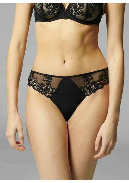 Siyah Kadın Bikini Külot 15C720
