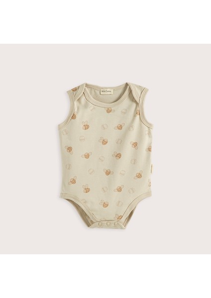 Happy Bee 3'lü Kolsuz Body Set Taş/ekru fırsatları