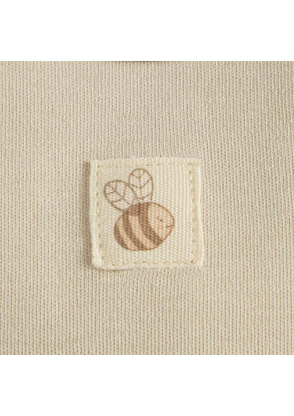 Happy Bee 3'lü Kolsuz Body Set Taş/ekru