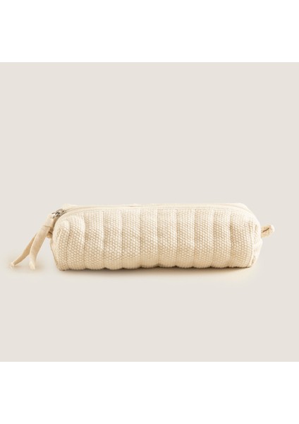 Shimma Çok Amaçlı Kumaş Çanta 22X9 cm Natural
