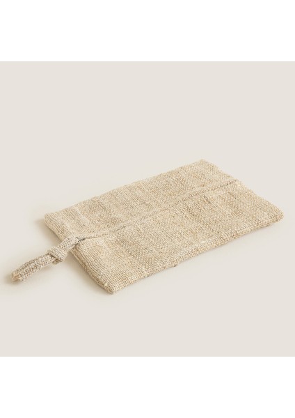 Hiyali Dikdörtgen Çok Amaçlı Çanta 22X15 cm Natural
