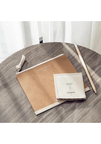 Kanvas Fermuarlı Kılıf A6 Natural fiyatları