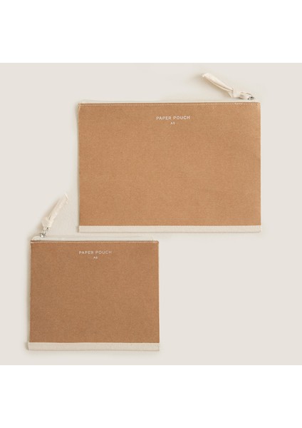 Kanvas Fermuarlı Kılıf A6 Natural indirimleri