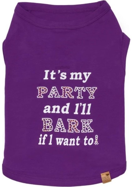 Bcbc Party Köpek T-Shirt Mor