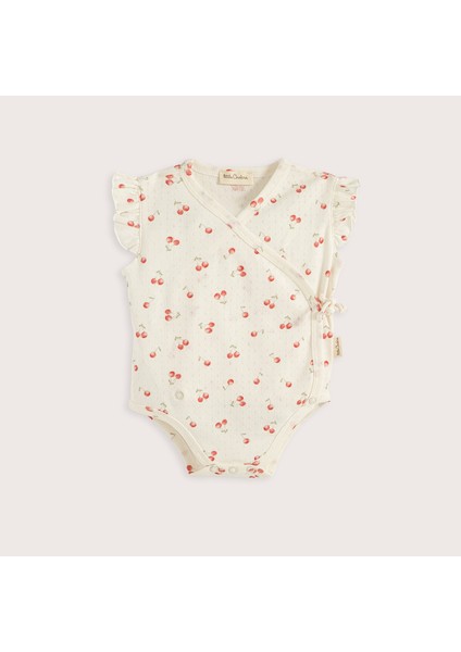 Cherry Boom Baskılı Body Vanilya