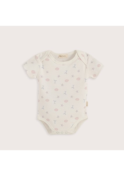 Magıc Sea 3'lü Body Set Ekru/lila