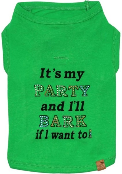 Bcbc Party Köpek T-Shirt Yeşil