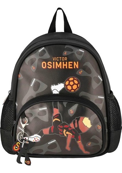2 Bölmeli Victor Osimhen Suni Deri Anaokulu Okul Sırt Çantası (25587)