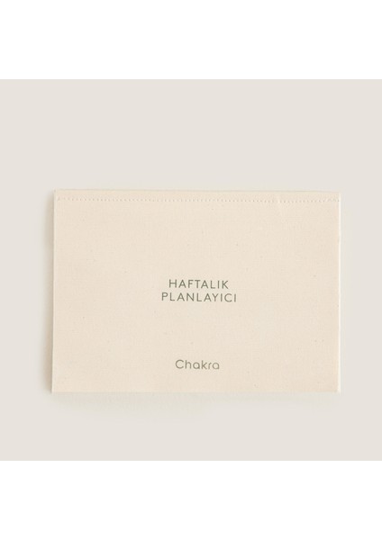 Weekly Haftalık Planlama Defteri Natural