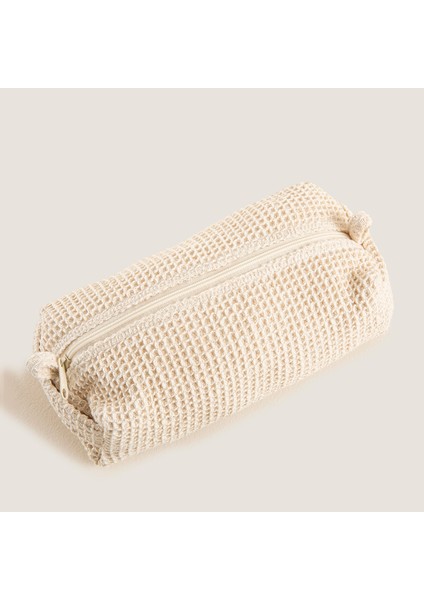 Oiko Waffle Aksesuar Çantası 19X10 cm Natural fiyatları
