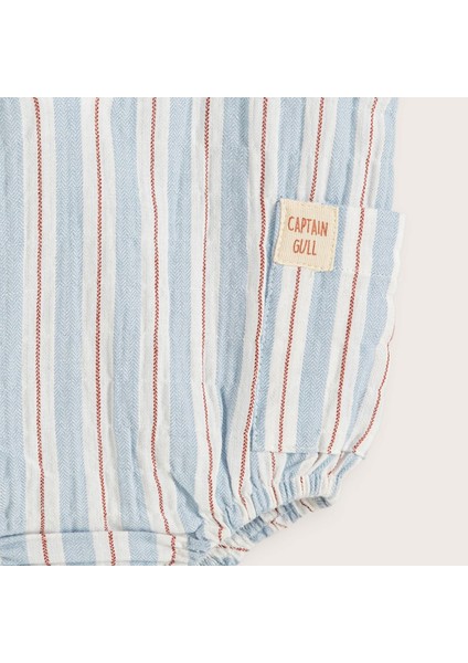 Sea Side Çizgili Body Mavi modelleri