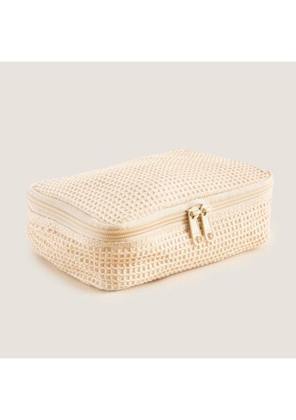 Oiko Waffle Düzenleyici Hurç 20,5X13 cm Natural