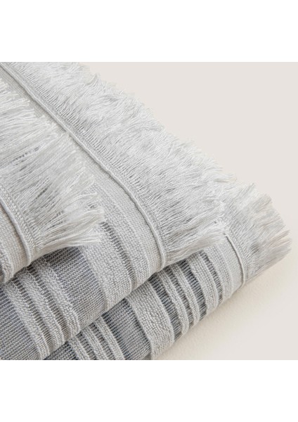 Derin Yüz Havlusu 50X90 cm Incı Mavı/duman Grı fırsatları