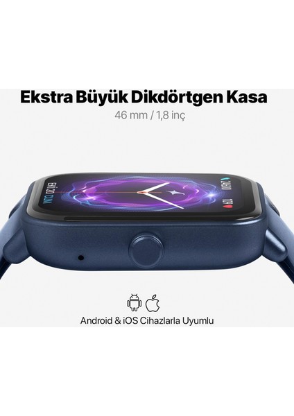 Tempus Lacivert Unisex Akıllı Saat