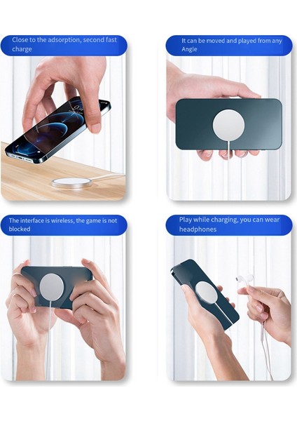 Type-C Hızlı Kablosuz Şarj Cihazı Için 15W Manyetik Kablosuz Şarj Cihazı (Yurt Dışından) modelleri