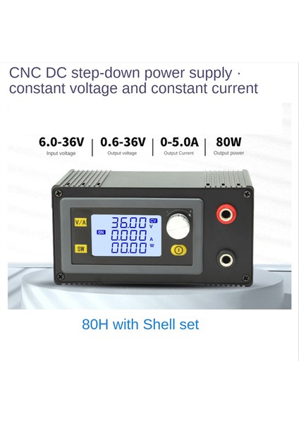 Cnc Dc Buck Boost Dönüştürücü 5A 80W Güç Modülü Ayarlanabilir (Yurt Dışından)