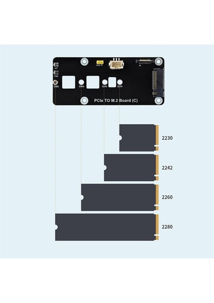 Rpi 5 Pcıe'den M.2 Adaptör Kartına 5 (Yurt Dışından)