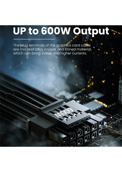 Rtx 3090TI Rtx 4080 4090 Pcı-E Gen 5.0 Powera Için Taraklı Kablo (Yurt Dışından)