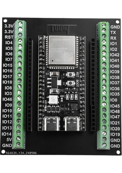 ESP32-S3 Genişletme Kartı Gpıo 1'den 2'ye Breakout Kartı C (Yurt Dışından)