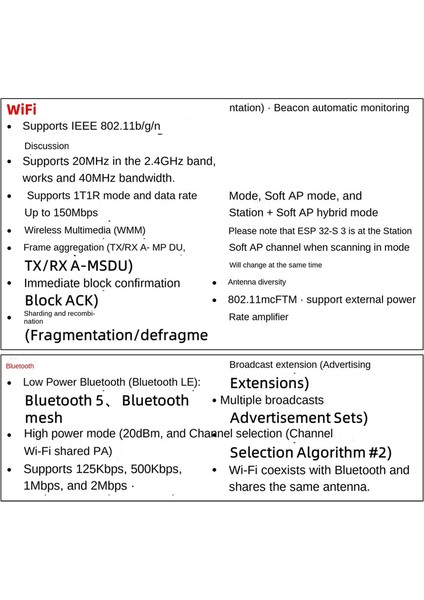 ESP32 ESP32-S3 Wifi+Bluetooth Iot Çift Tip-C Geliştirme Kartı (Yurt Dışından)