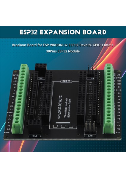 ESP32 Genişleyen Kart Breakout Kartı (Yurt Dışından)