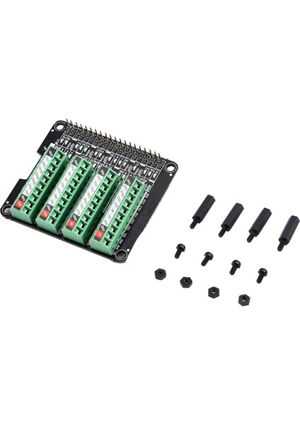 Ultra Küçük Rpi Gpıo Durum Led'i ve Terminal Bloğu Breakout Kartı (Yurt Dışından)