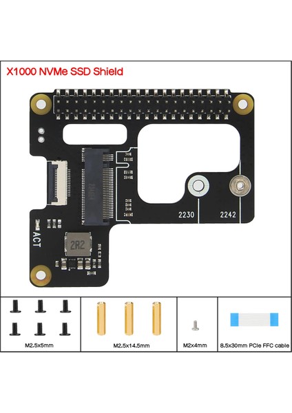 X1000 SSD Genişletme Kartı 5 Için (Yurt Dışından)