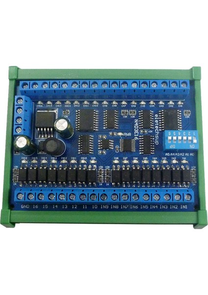 Dc 12V 24V 16 Giriş 16 Çıkış RS485 Uzaktan Anahtar Rtu Kolaylık Modülü (Yurt Dışından) modelleri