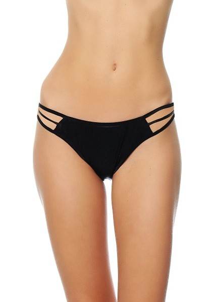 Siyah Kadın Bikini Külot