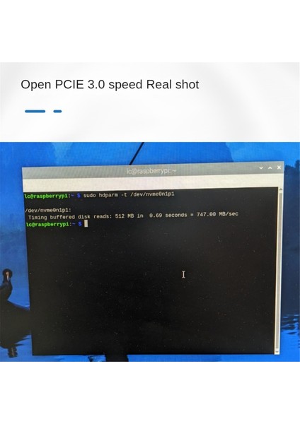 Pi5 5 Için Pcıe - M.2 Nvme SSD Adaptör Kartı (Yurt Dışından)