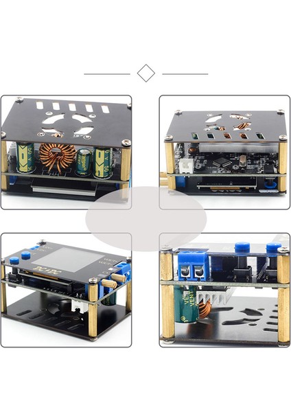 Otomatik Dc Yükseltmeazaltma Dönüştürücü Güç Kaynağı 4A 50W Fanlı (Yurt Dışından)