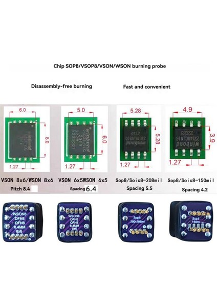 Sop8 Wsonvson Chip Indir Burn Write Probe Yay Iğne Kablo (Yurt Dışından)