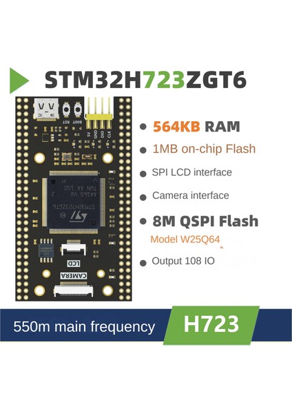 STM32H723ZGT6 Çekirdek Kartı Çipi STM32 STM32H723 STM32H H723ZG Sistemi (Yurt Dışından)