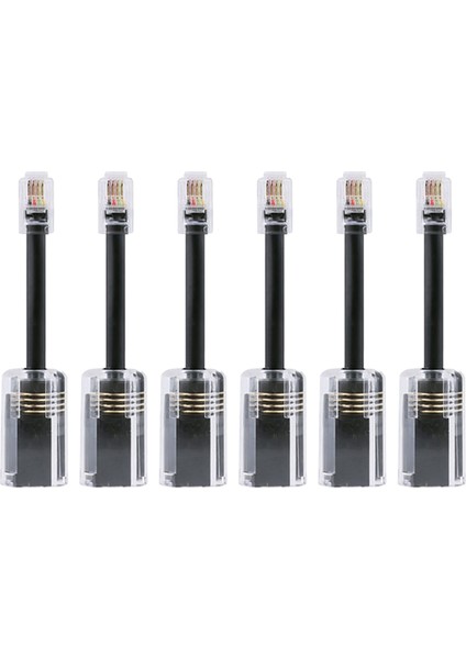 6 Adet Telefon Kablosu Açıcı Rj9 4P4C 360 Derece Genişletilebilir Döndürülebilir (Yurt Dışından) indirimleri