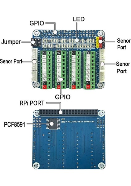 Gpıo Genişleme Kartı PCF8591 Modülü Için (Yurt Dışından)