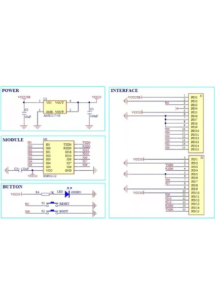 ESP32-C2 Geliştirme Kartı Yerleşik Espc2-12 Modülü ESP8266'NIN Yerini Alır (Yurt Dışından)
