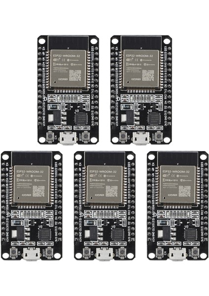 ESP32 Wroom-32 Geliştirme Kartı USB CP2102 Çift Çekirdekli Kablosuz Modülü (Yurt Dışından)