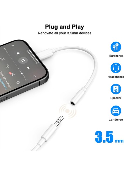 3 Paket USB C - 3,5 mm Kulaklık Jakı Adaptörü, 15 (Yurt Dışından)
