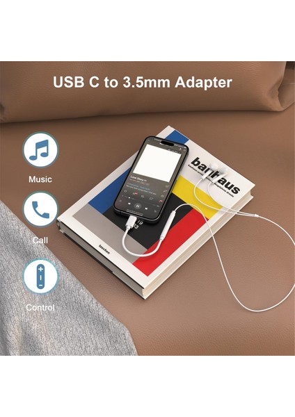 3 Paket USB C - 3,5 mm Kulaklık Jakı Adaptörü, 15 (Yurt Dışından)