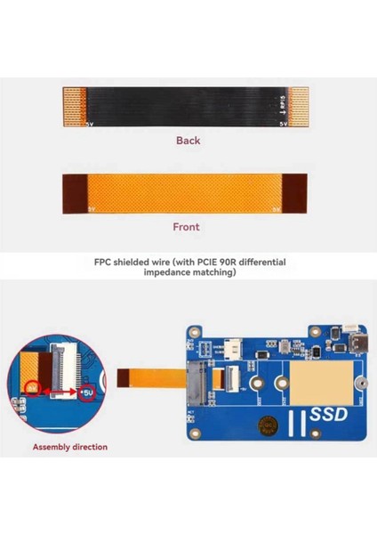 MPS2280P Pcıe M.2 Nvme SSD Genişletme Kartı 5 Için (Yurt Dışından) indirimleri