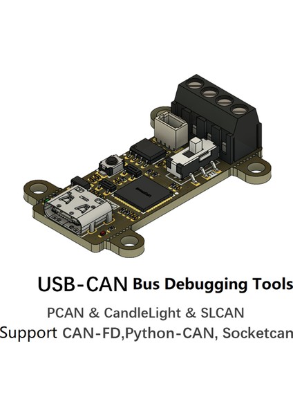 Type-C Usb'den Can Modülüne Canable Slcan Hata Ayıklayıcı Can Veri Yolu Alıcı-Verici (Yurt Dışından)