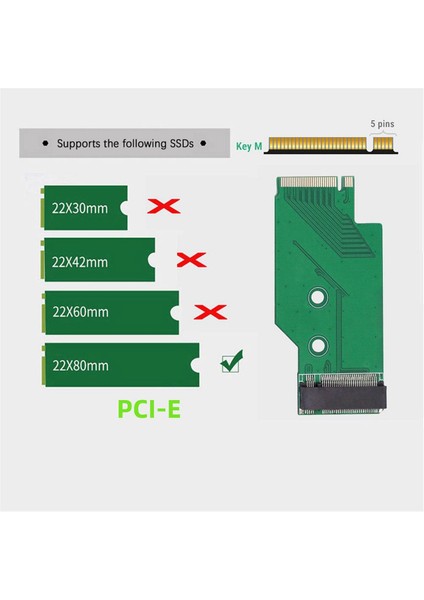 2242 Ila 2280 SSD Genişletme Yüksek Kapasiteli Kart (Yurt Dışından)